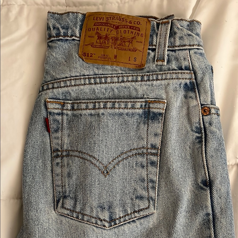 Levi's Red Tab Light Blue Women’s Straight Leg Jeans - Slim Fit